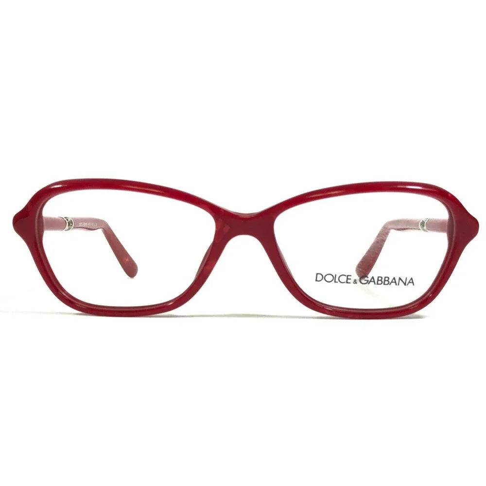 Dolce & Gabbana Eyeglasses Frames DG3145 2683 Red Cat Eye Full Rim 53-15-140